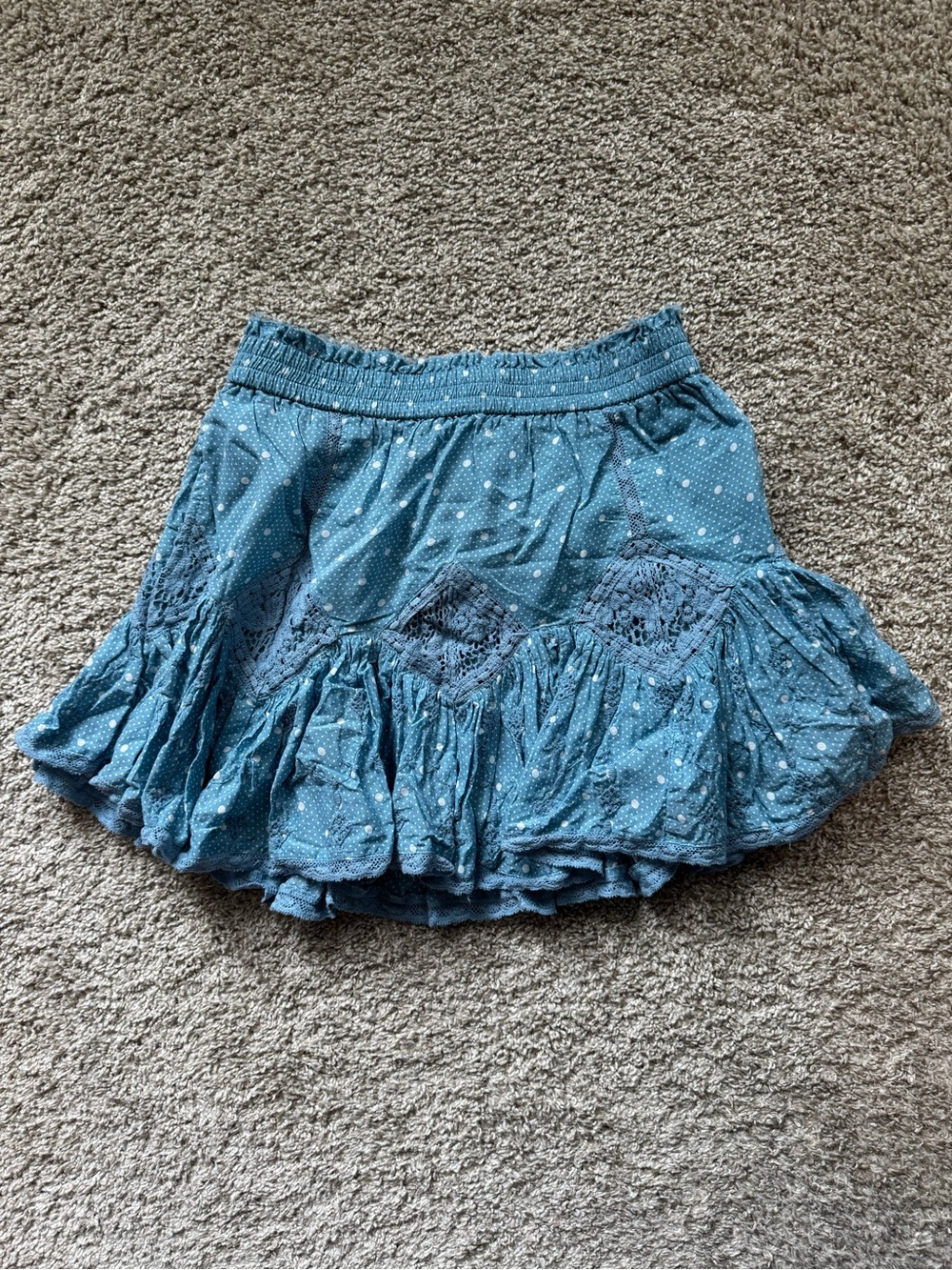 LoveShackFancy mini skirt
